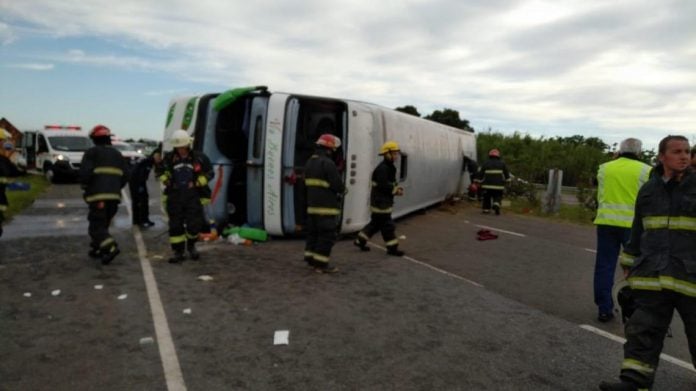 Accidente Vuelco Micro