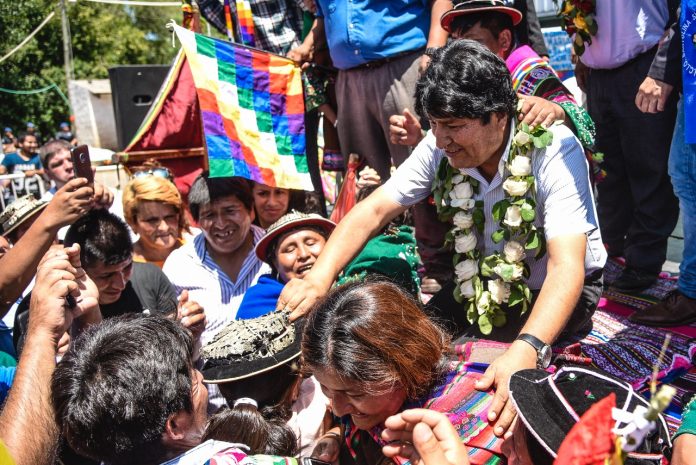 Evo Morales Pilar 1