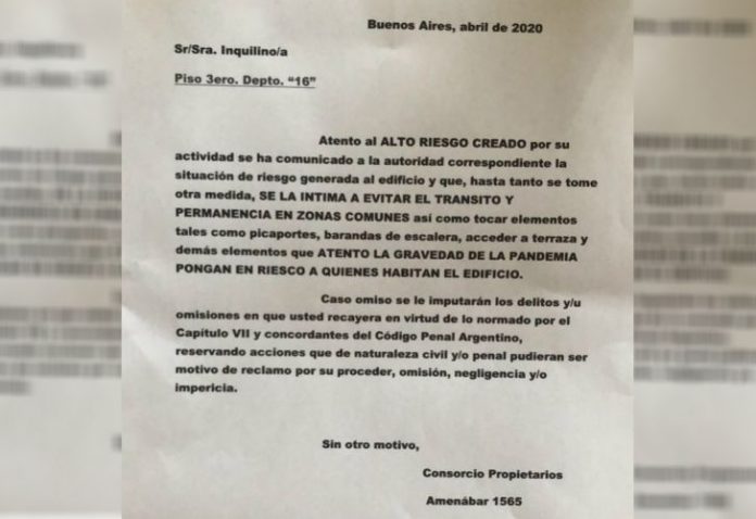 Cartel Discriminacion Medica Houssay Vicente Lopez