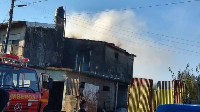 Incendio Casa Villa Verde Pilar