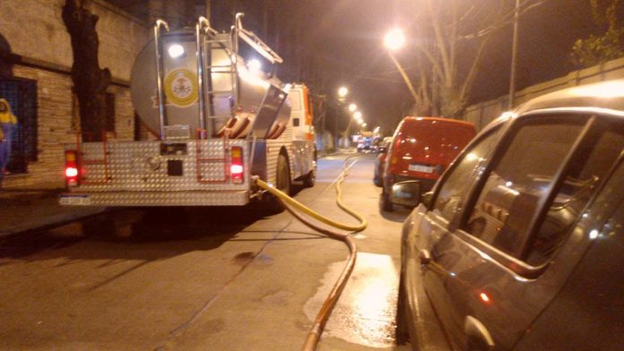 Incendio Villa Lynch Bomberos San Martin