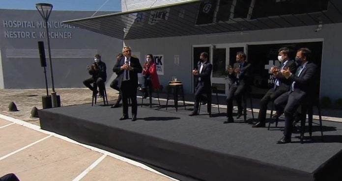 Inauguracion Hospital Nestor Kirchner Alberto Fernandez