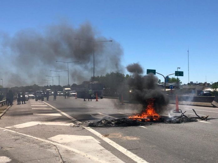 Protestas Barrio San Luis Escobar Desalojo 3