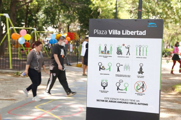 Abrieron Una Plaza Para Niños Con Tea Autismo En San Martín