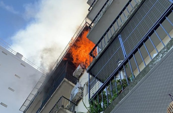 Incendio Olivos Departamento 2