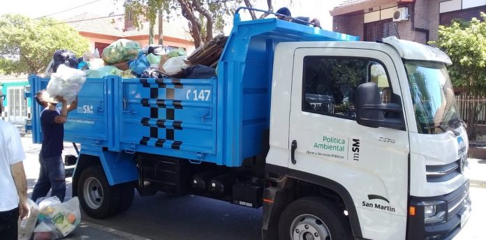 camion basura residuos san martin