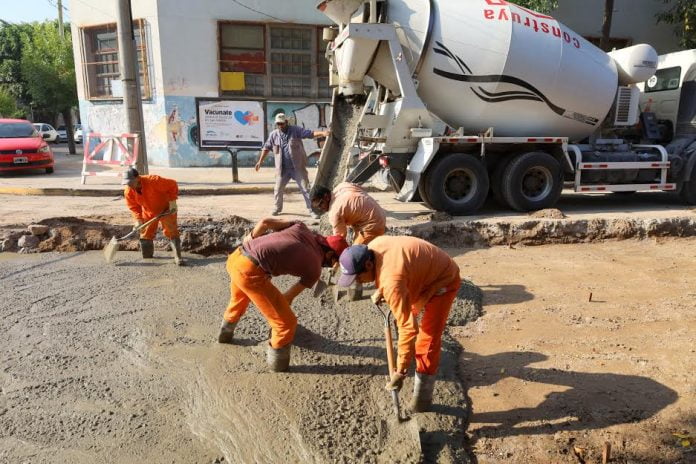 obra calle perdriel san martín