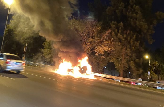 incendio panamericana auto