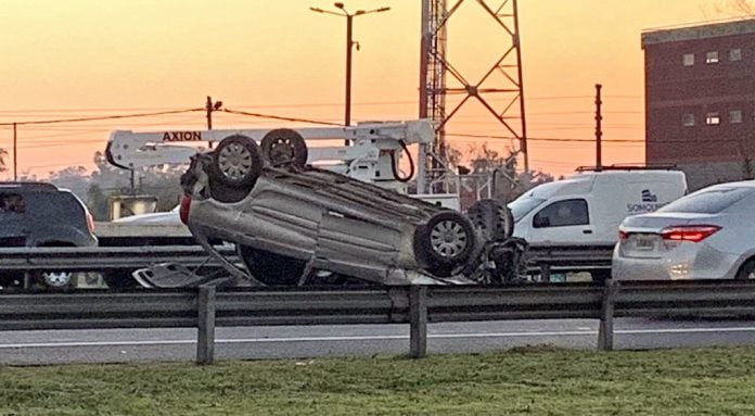 choque vuelco panamericana ruta 26