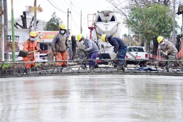 pavimentación los polvorines