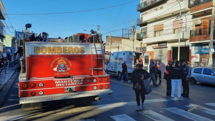 bombero incendio caseros