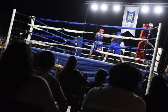 pelea boxeo malvinas argentinas