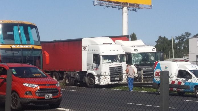 choque camiones panamericana