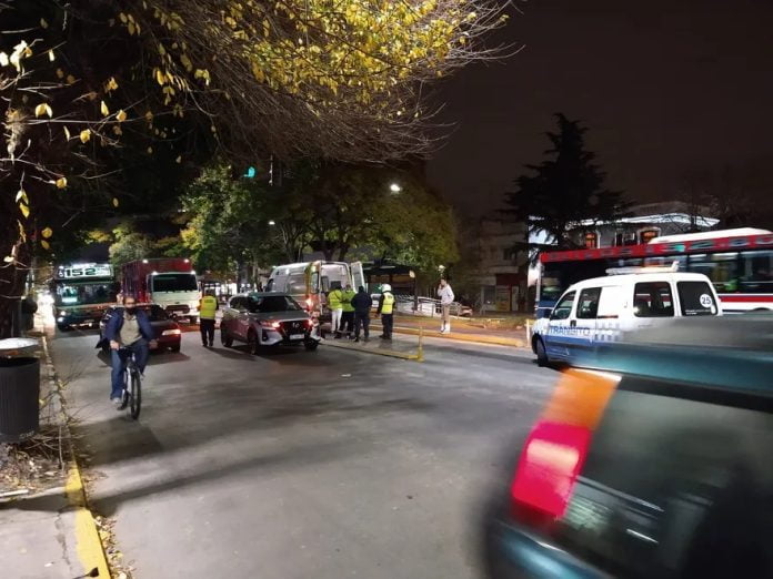 accidente maipu colectivo mujer muerta