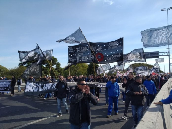 fate panamericana acceso tigre reclamo salario