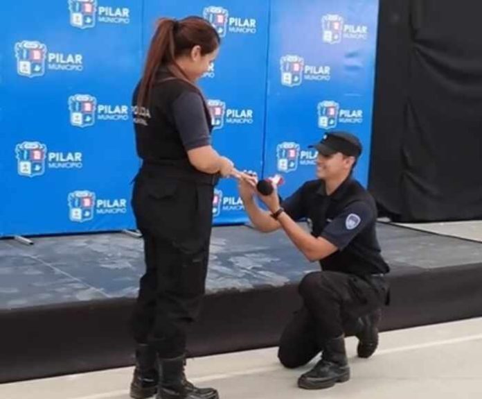 pilar policía casamiento