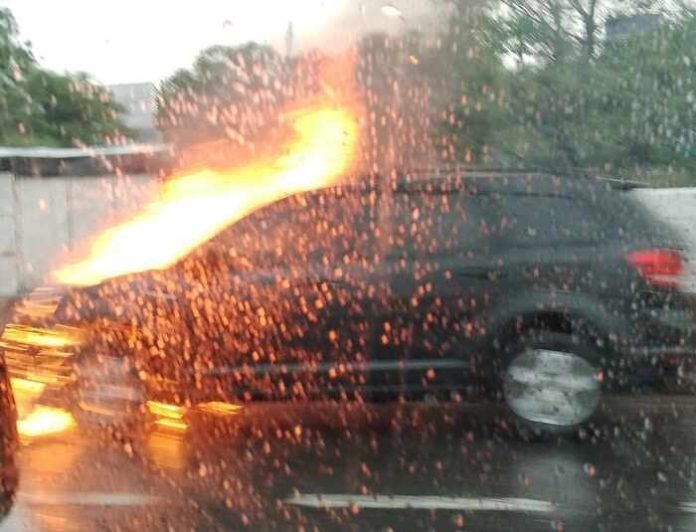 incendio auto panamericana