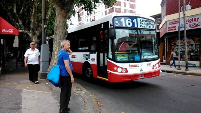 linea colectivo 161 paro dota