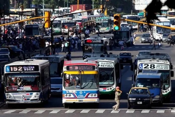 colectivos circulacion transporte publico