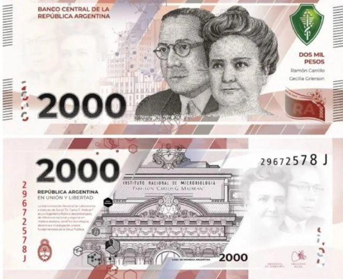 billete 2 mil pesos