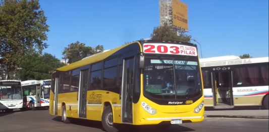 colectivo de la línea 203