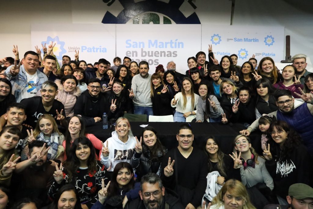 fernando moreira participó de un plenario con la juventud peronista de san martín y pedro saborido