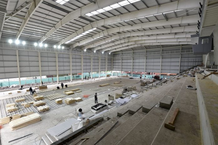 obra microestadio polideportivo guemes benavidez