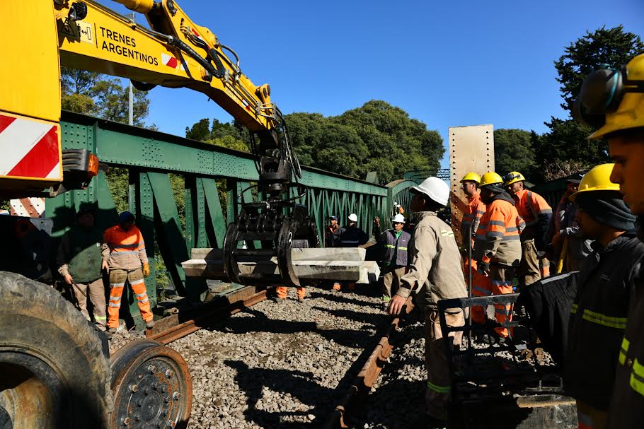 Tren San Martín Comenzaron Los Trabajos De Reposición De Vías En El Lugar Del Choque Que Pasa Web 5944